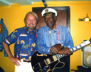 Joe Edwards with Chuck Berry
